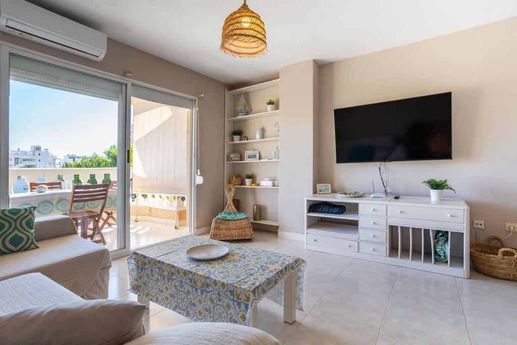 Apto. Brisa Marina Piscina+Parking A 5' Del Arenal Platja de Larenal المظهر الخارجي الصورة
